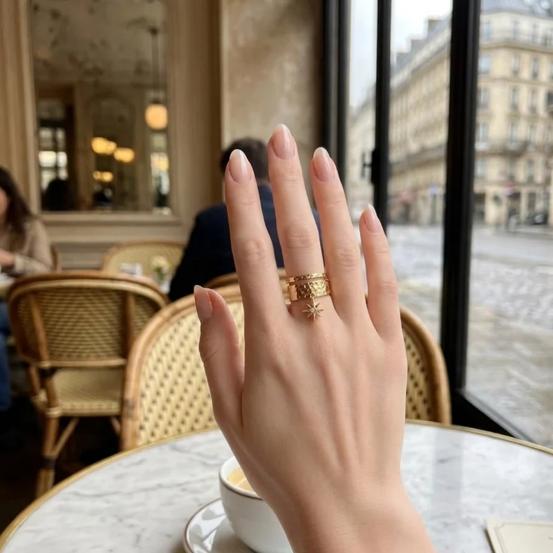 Bague breloque étoile
