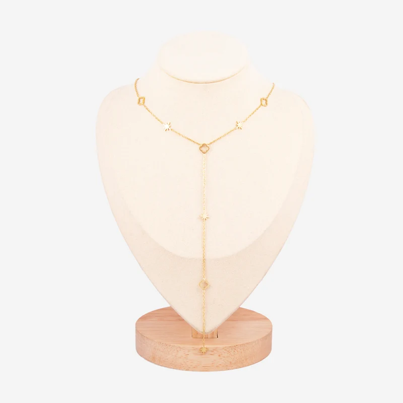 Collier en Y Trèfle