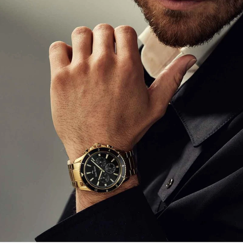 Mats Meier Ponte Dei Salti Hommes Montre Or MM00509