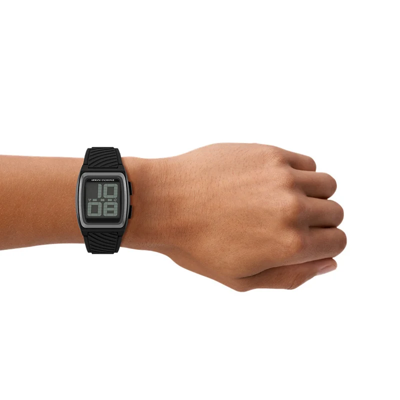 Armani Exchange Oval Black Dial Watch AX2971