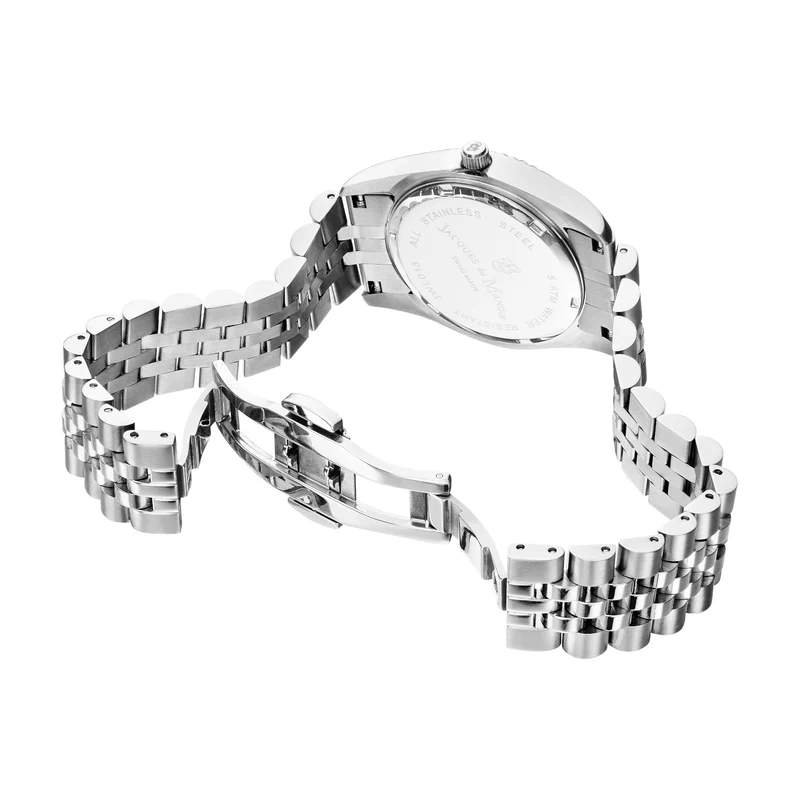 Jacques du Manoir Inspiration Prestige Femmes Montre Argent JWL01301