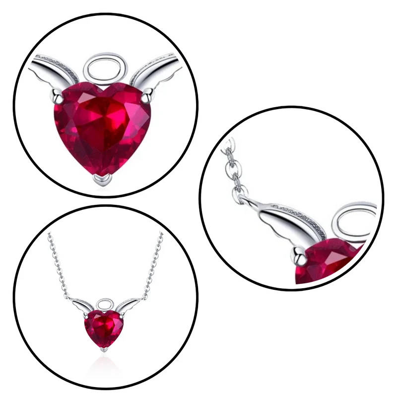 Collier Cœur Ange