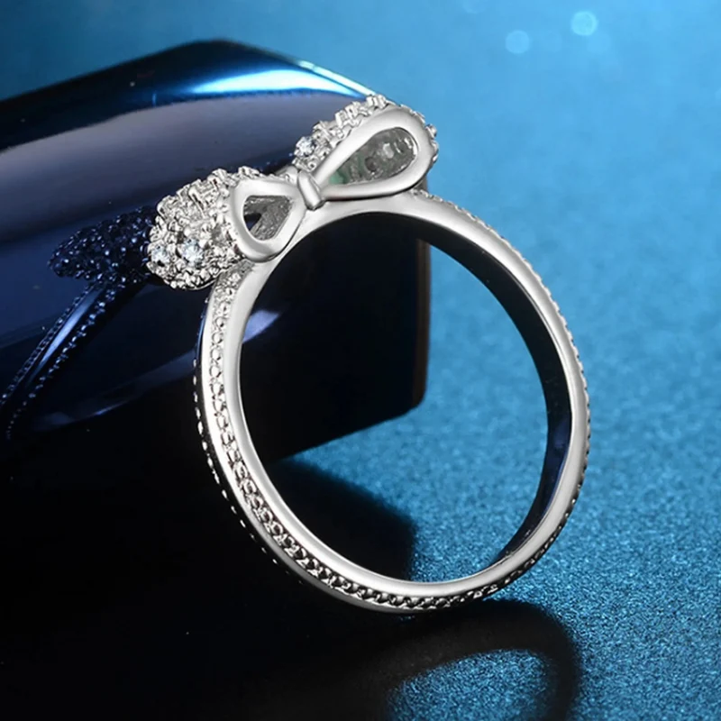 Bague Noeud Papillon Argent