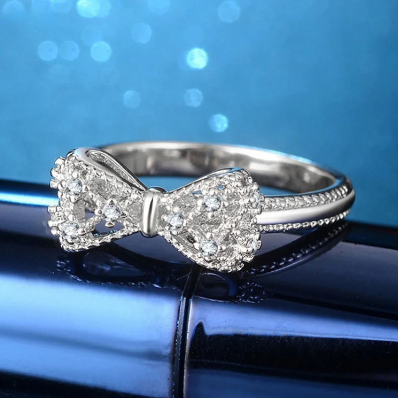 Bague Noeud Papillon Argent