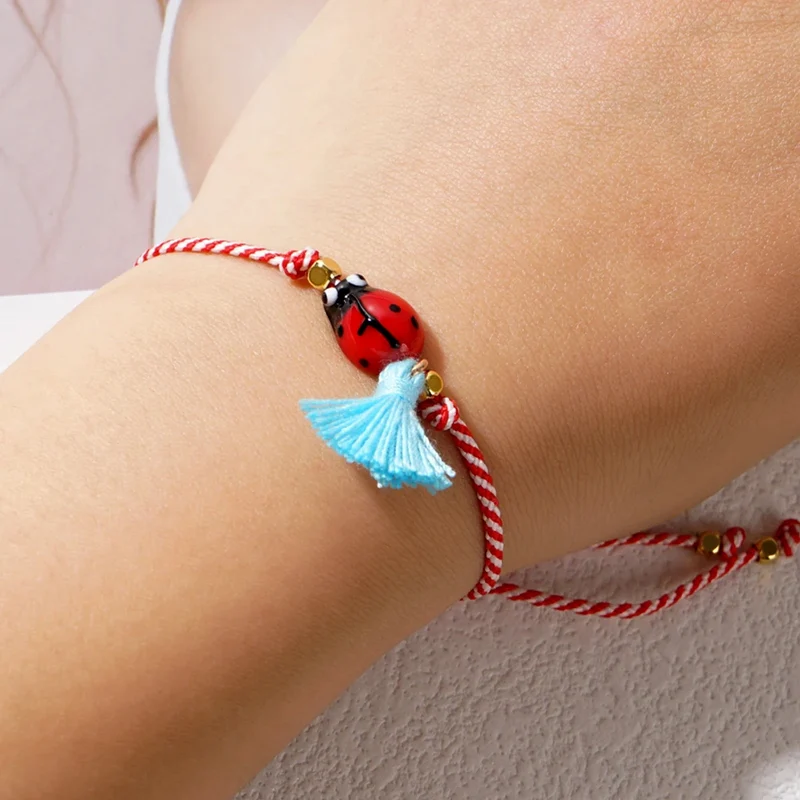 Bracelet Coccinelle Corde