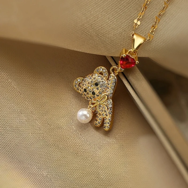 Collier Nounours Femme