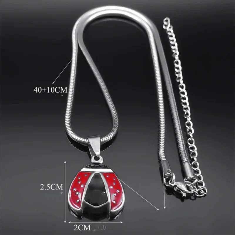 Collier Coccinelle Adulte
