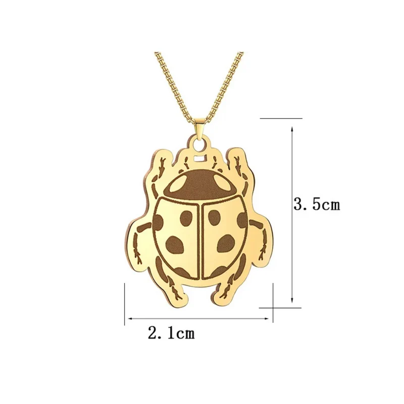 Collier Pendentif Coccinelle