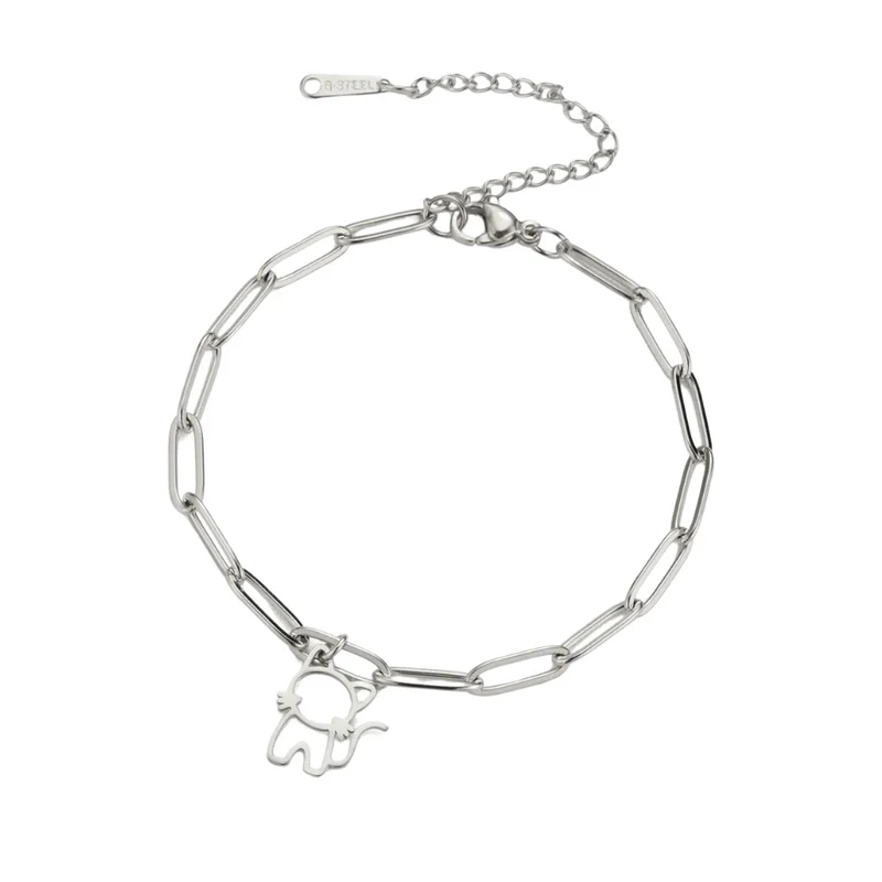 Bracelet Breloque Chat