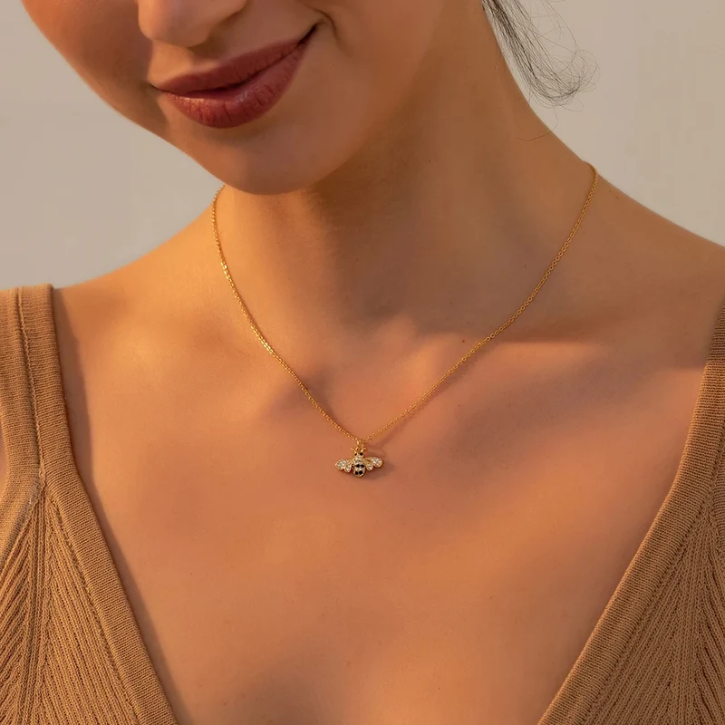 Collier Abeille Or