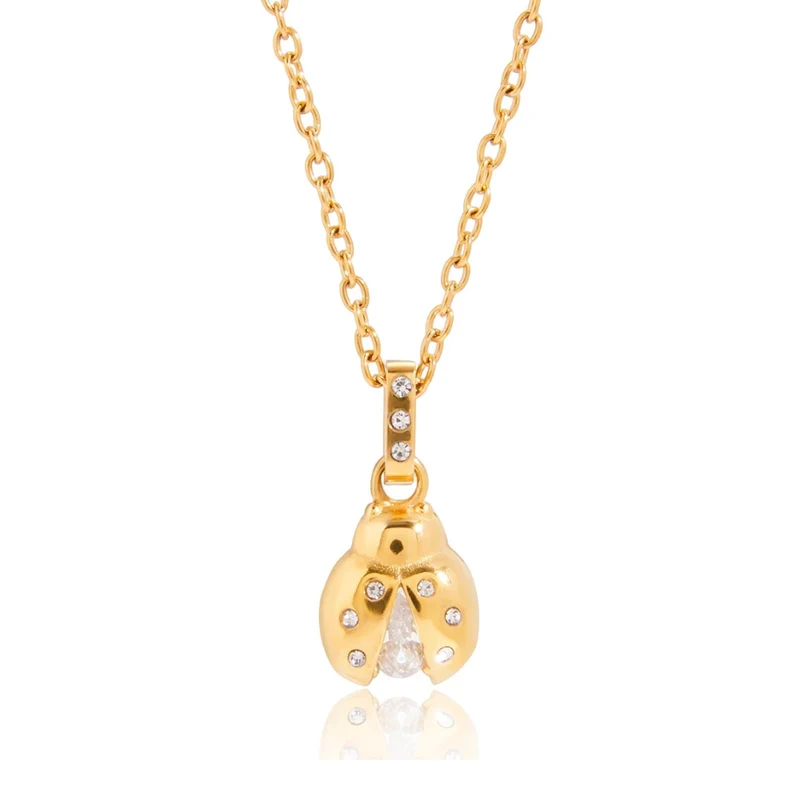 Collier Coccinelle Or