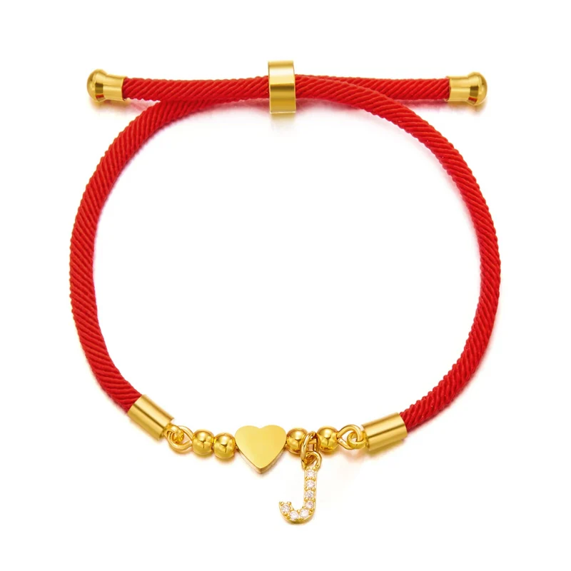 Bracelet Cordon Initiale