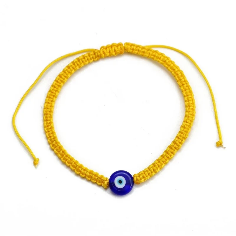 Bracelet Œil Cordon Jaune