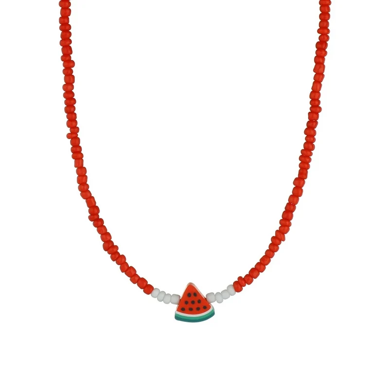 Collier Pastèque Perles