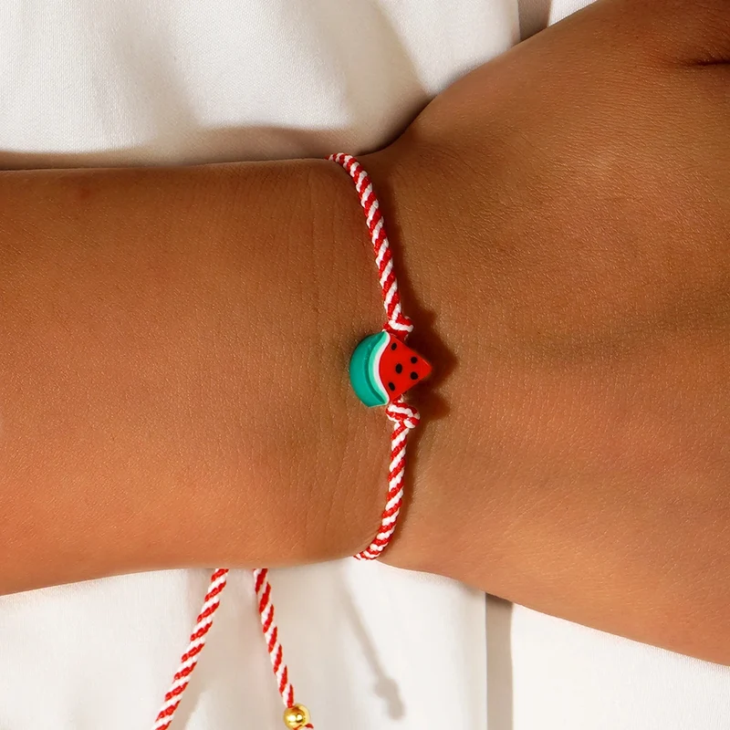 Bracelet Pastèque Tissu