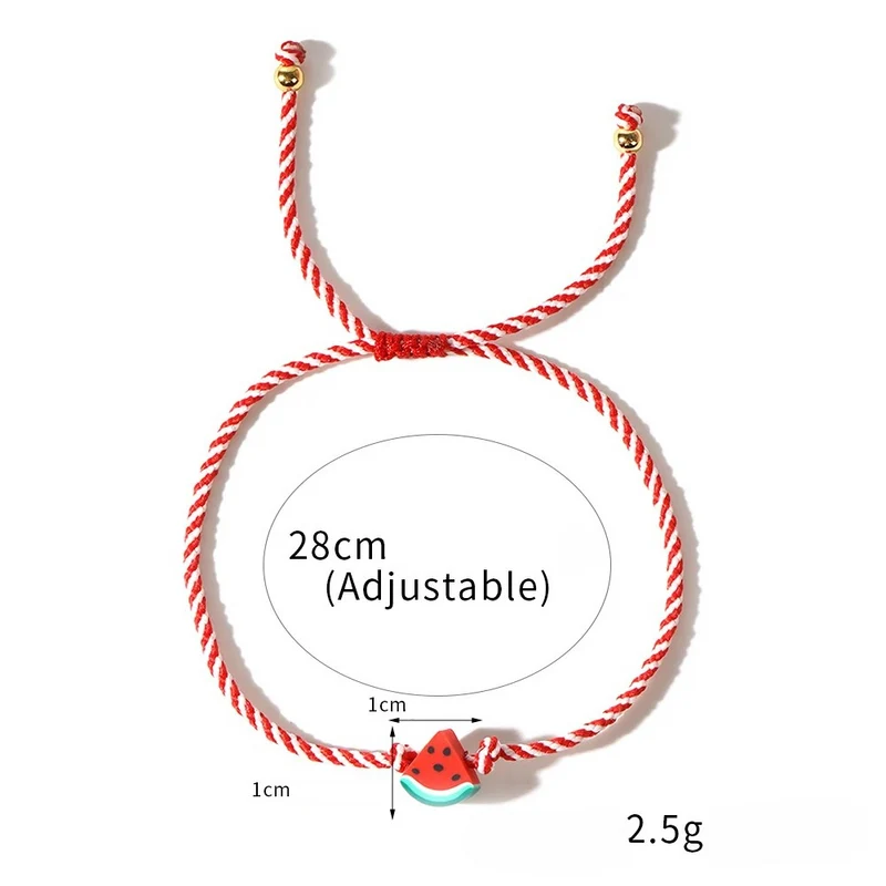 Bracelet Pastèque Tissu