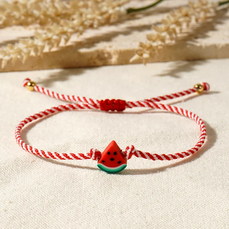 Bracelet Pastèque Tissu