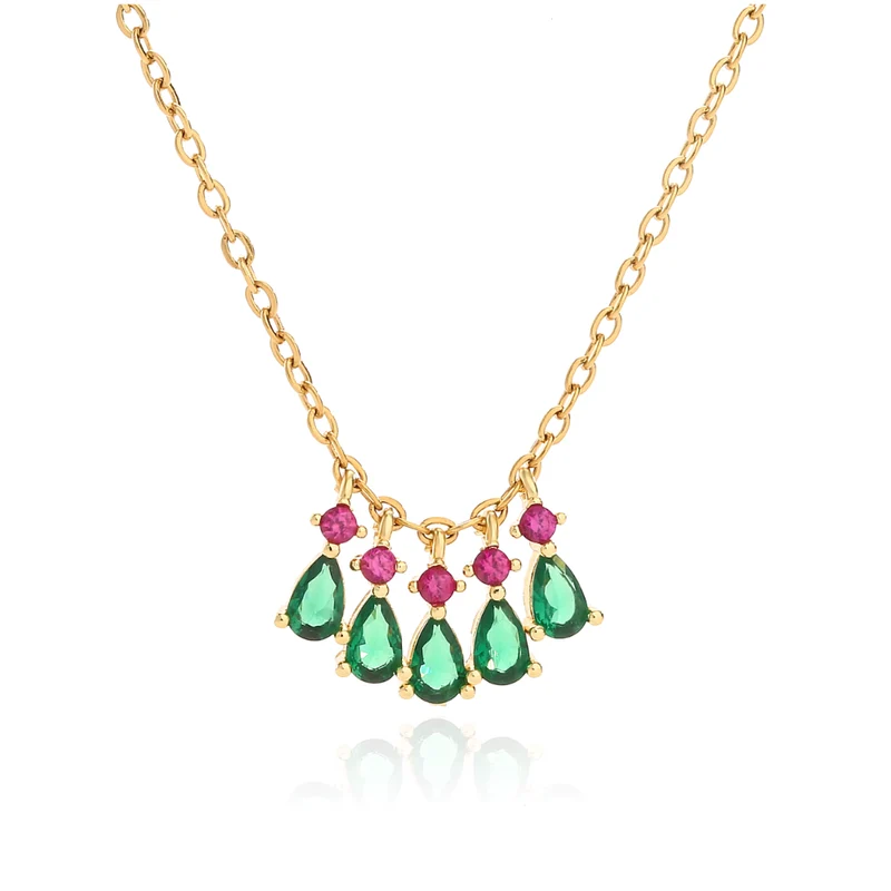 Collier Pastèque Strass