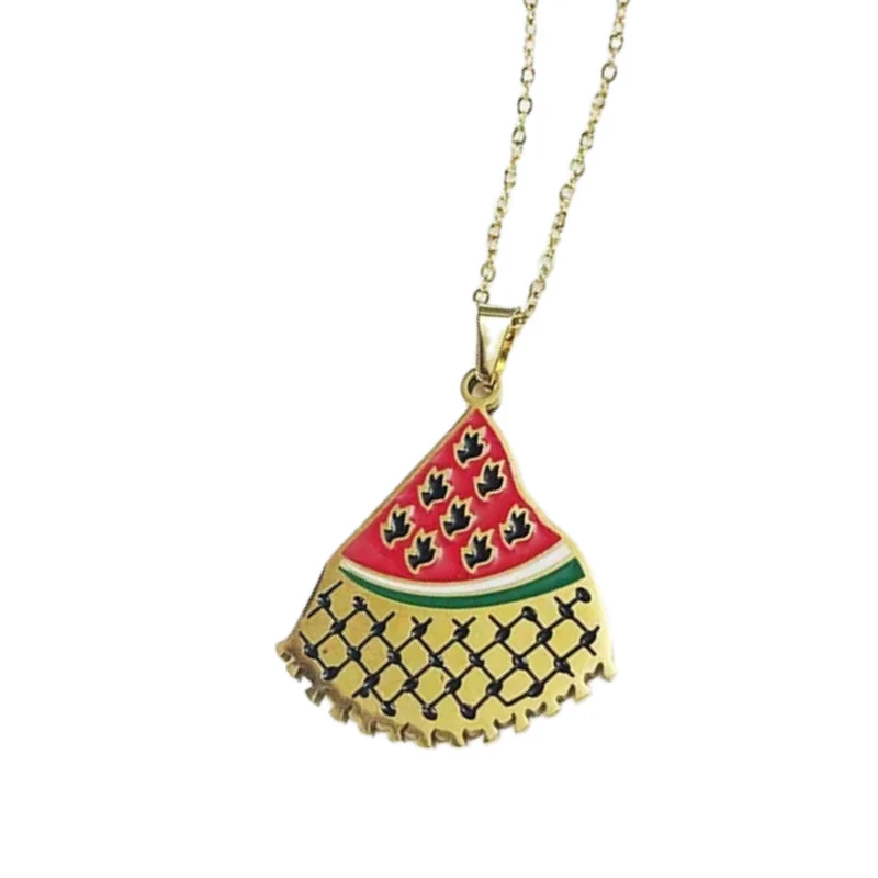 Collier Pastèque Femme