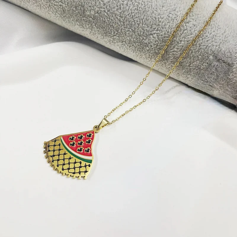 Collier Pastèque Femme