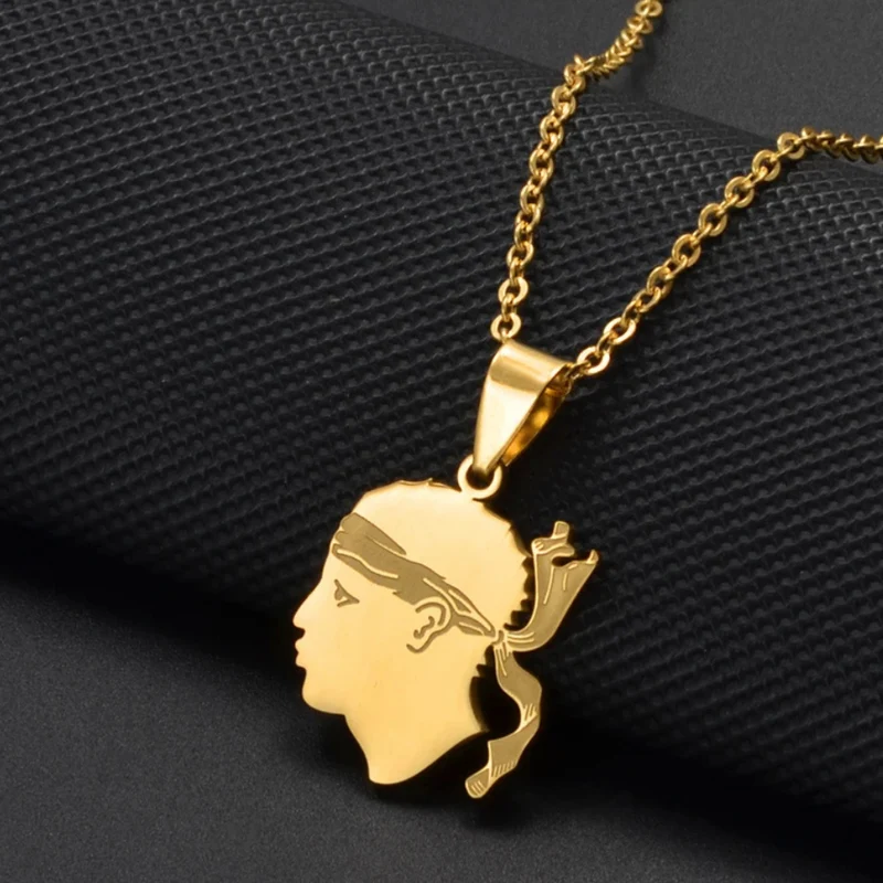 Pendentif Corse Tête de Maure