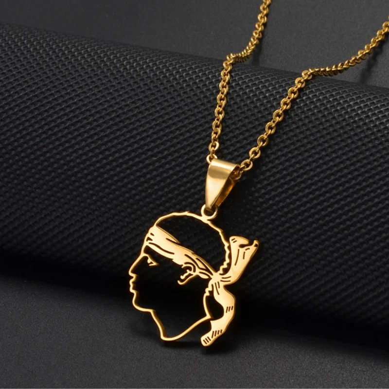 Pendentif Corse Tête de Maure