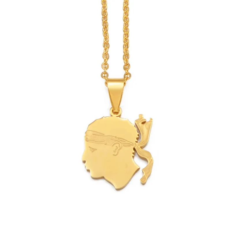 Pendentif Corse Tête de Maure