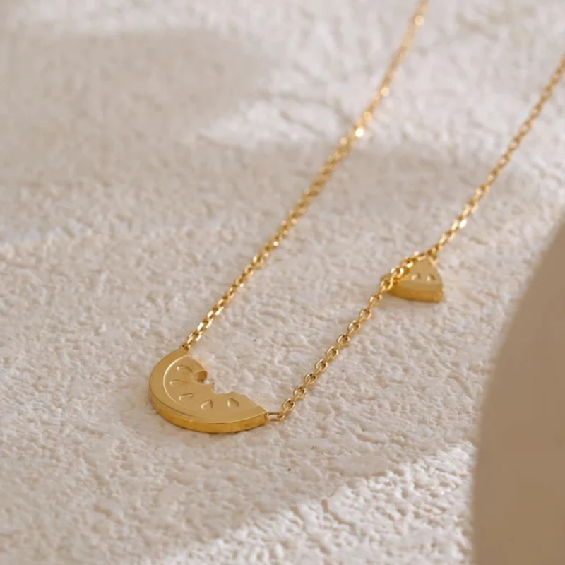 Collier Pastèque Doré