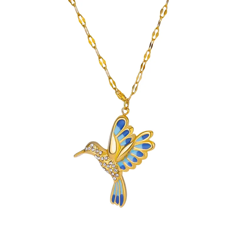 Collier pendentif Colibri