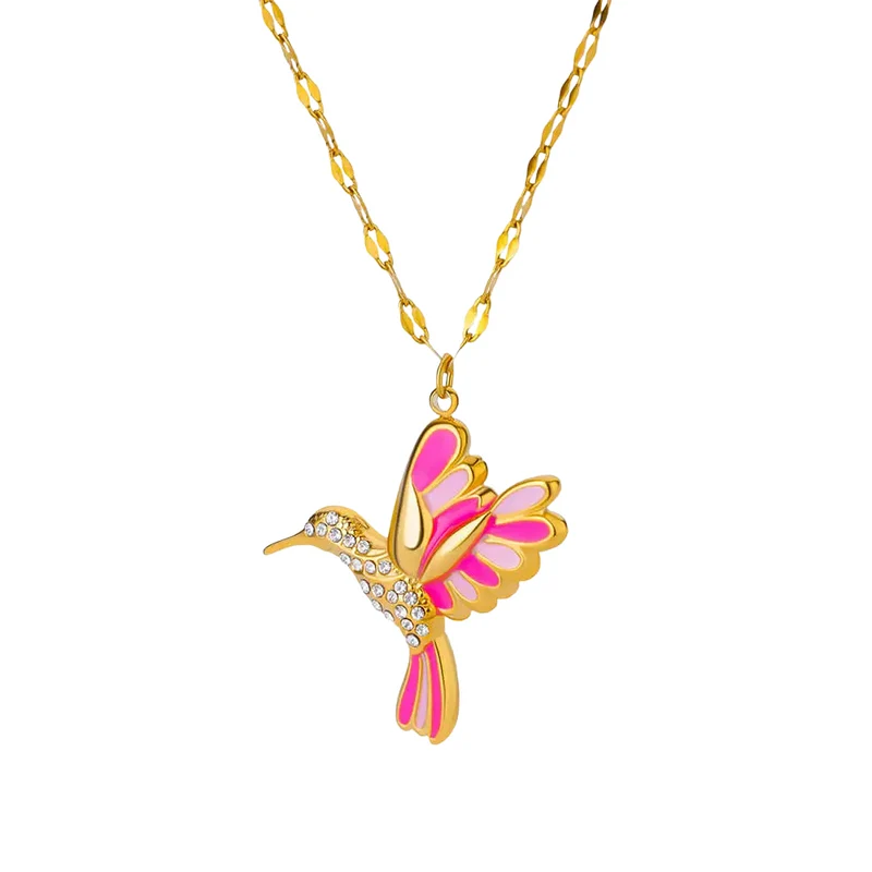 Collier pendentif Colibri