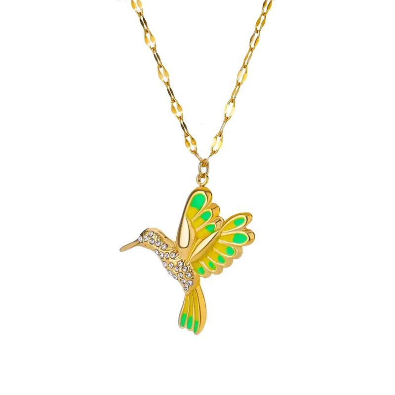 Collier pendentif Colibri