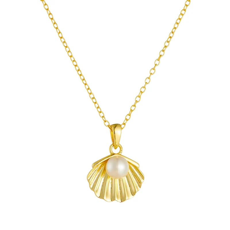 Collier Coquille et Perle