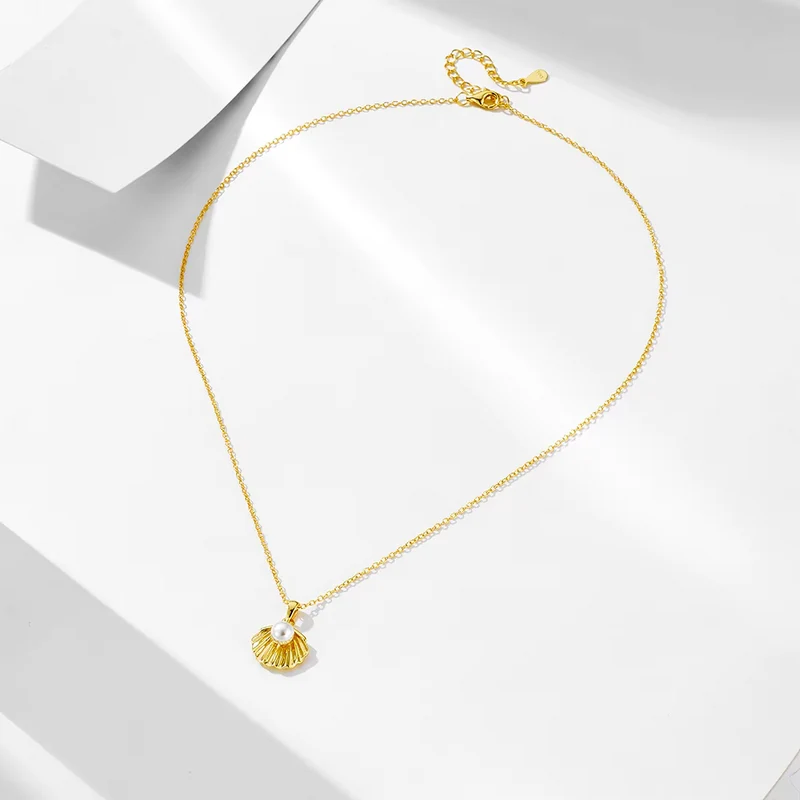 Collier Coquille et Perle
