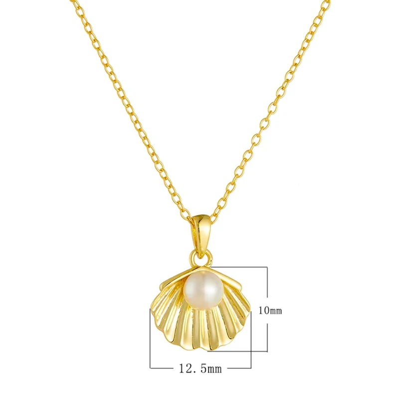 Collier Coquille et Perle