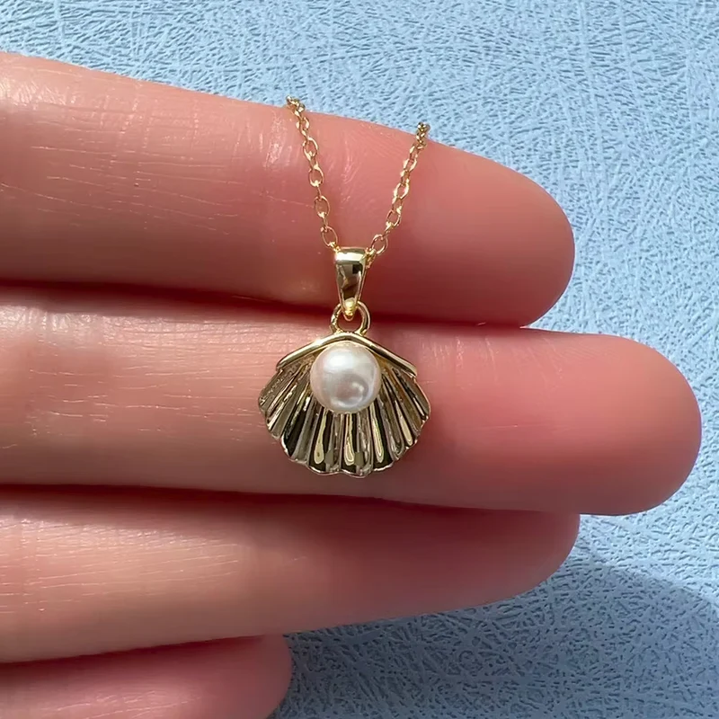 Collier Coquille et Perle
