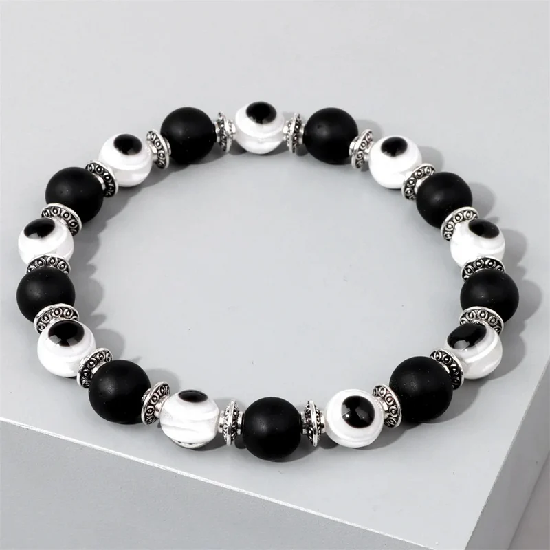 Bracelet Œil Perle Onyx