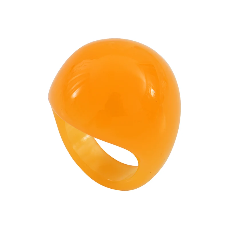 Bague Mina en Lucite bleue