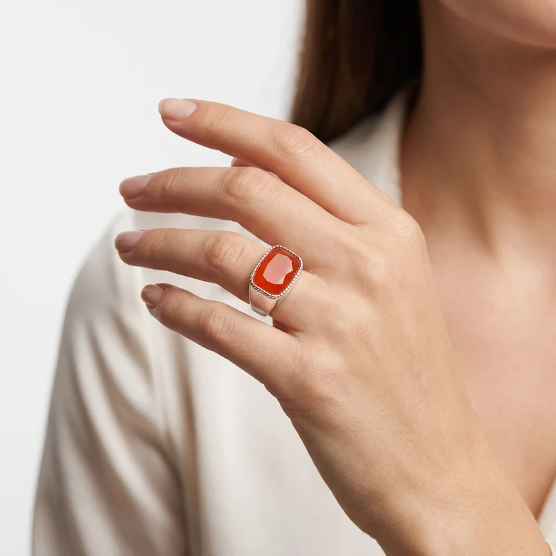 Bague Daya Cornaline