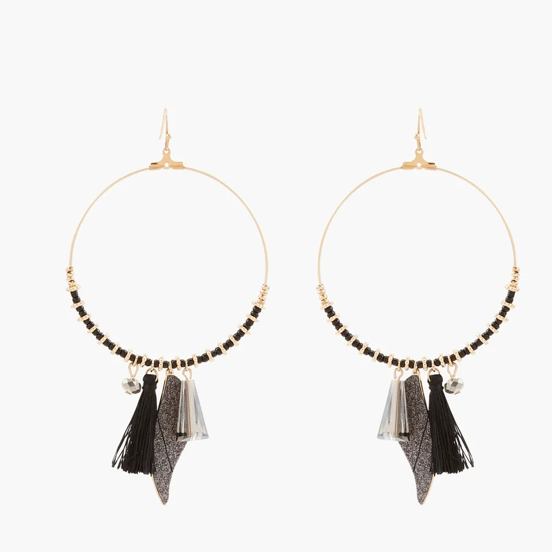 Boucles d'oreilles pampilles fantaisie