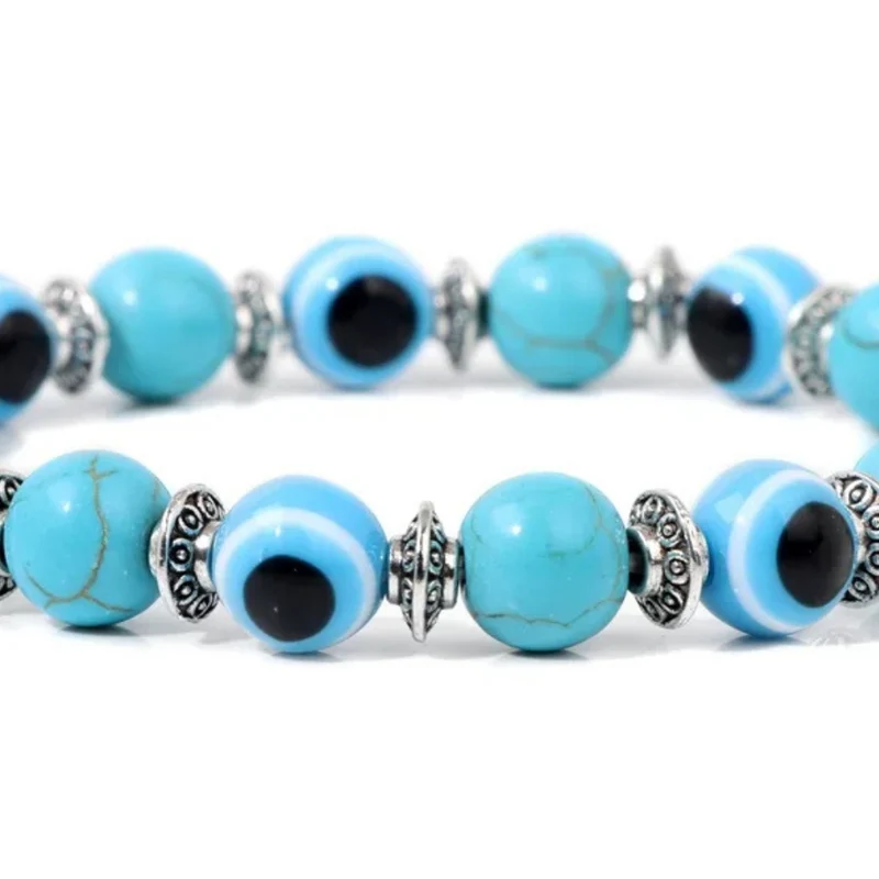 Bracelet Œil Perle Howlite
