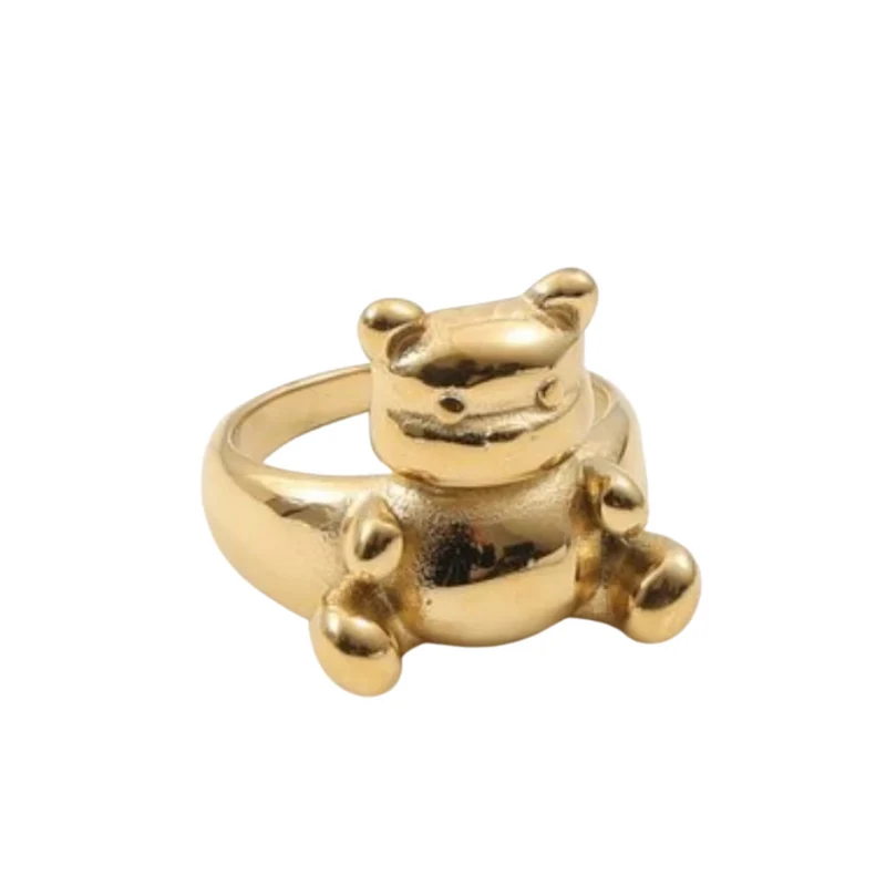 Bague Ourson Doré