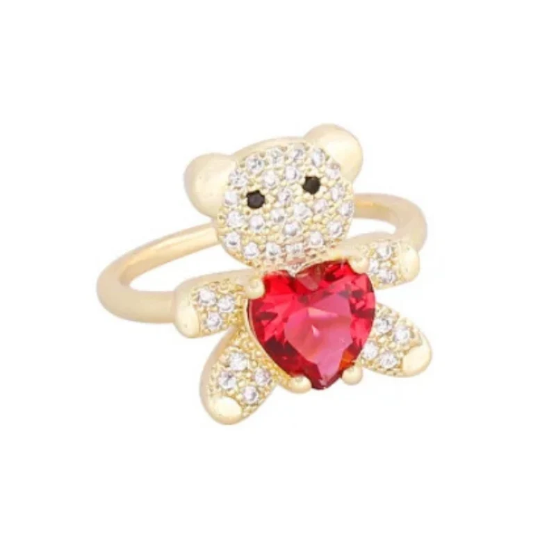 Bague Ourson Cœur