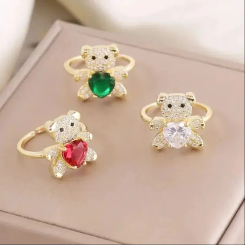 Bague Ourson Cœur