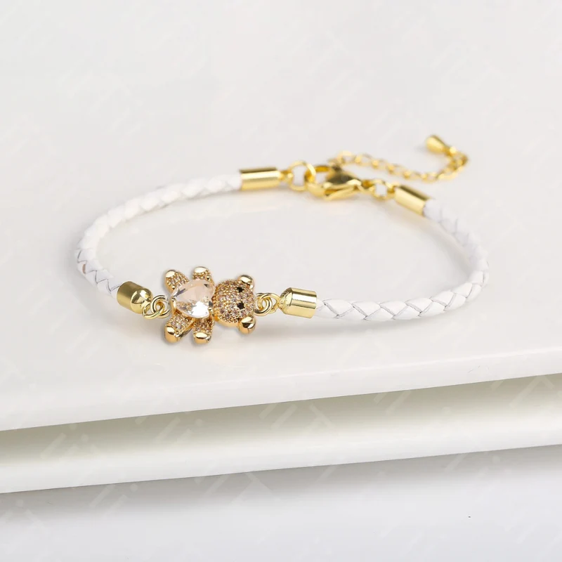 Bracelet Ourson Simili-Cuir