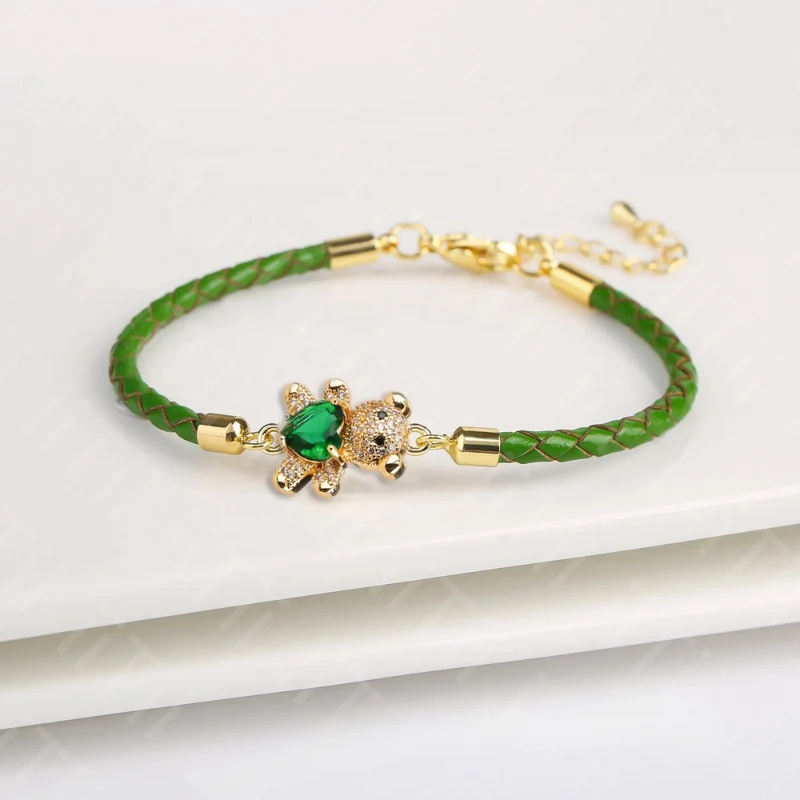 Bracelet Ourson Simili-Cuir