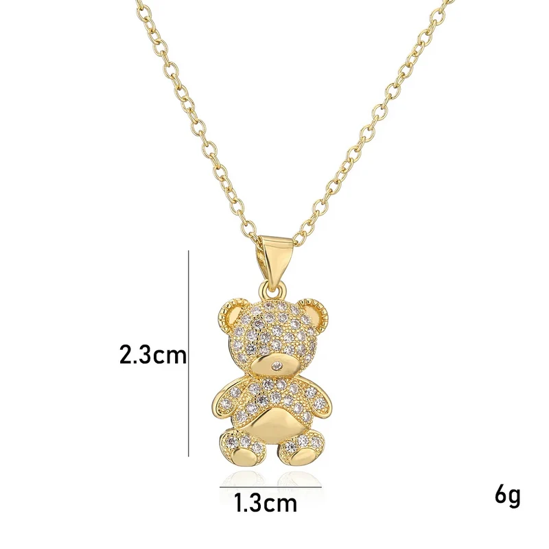 Collier Ourson Femme
