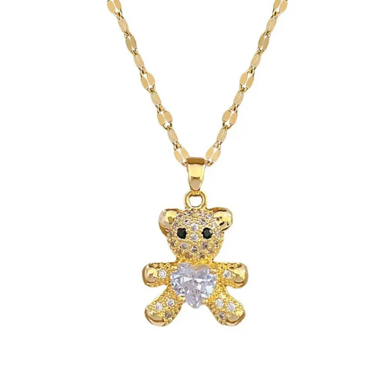 Collier Ourson Doré