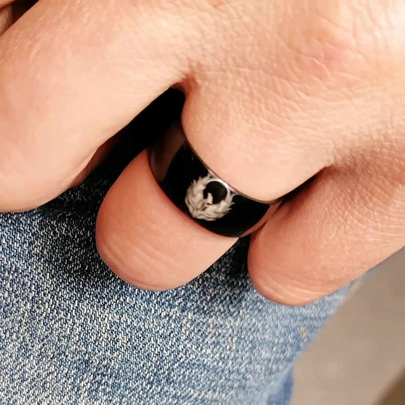Bague Phœnix Noire
