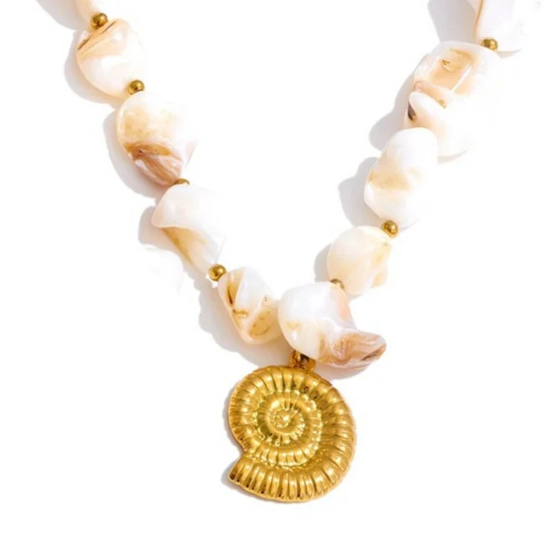 Collier Coquillage Été
