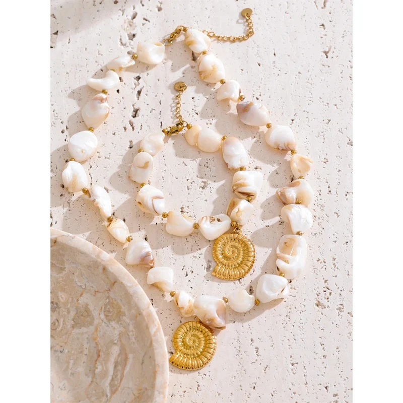 Collier Coquillage Été